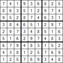Anti-King Sudoku oplossen
