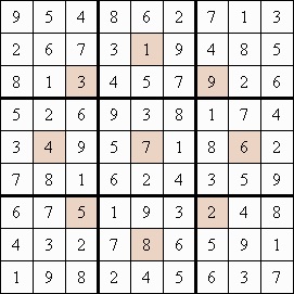 Asterisk Sudoku oplossen