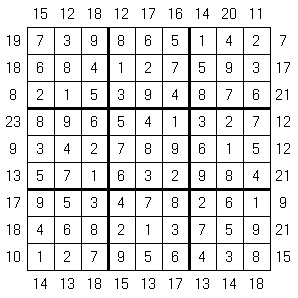 Frame Sudoku regels