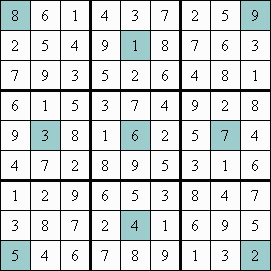 Girandola Sudoku afdrukken