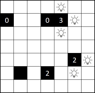 8 x 1 lights out puzzle